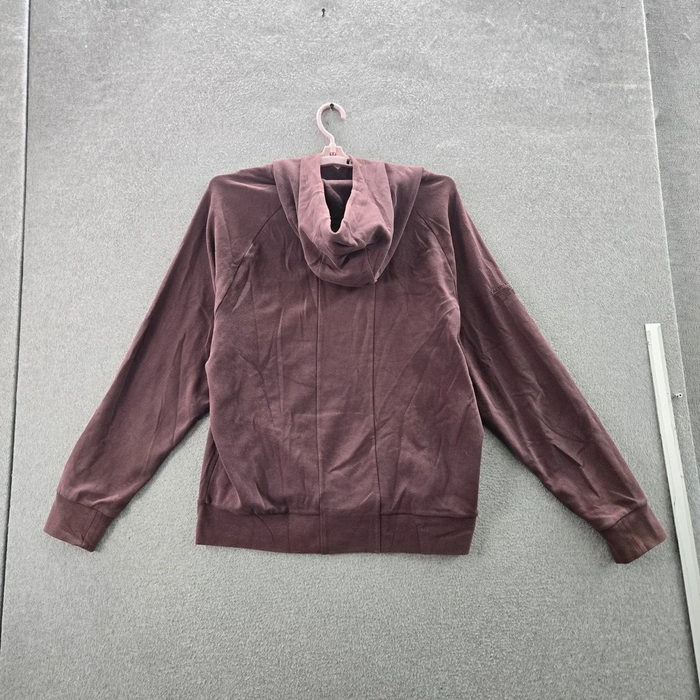 Alphalete Women Sweatshirt L Burgundy Activewear‎ Logo Identity Pro Pullover